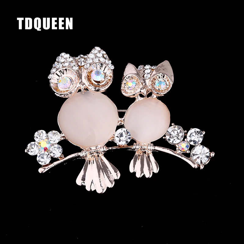 TDQUEEN Opal Owl Brooches For Women AB Rhinestone Collar Pins Accessories Vintage Large Beautiful Pin Brooch Party Jewellery
TDQUEEN Opal Owl Brooches For Women AB Rhinestone Collar Pins Accessories Vintage Large Beautiful Pin Brooch Party Jewellery