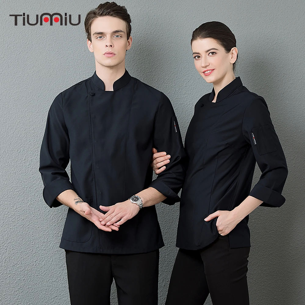 Men's Professional Work Uniforms Chef Kitchen Cook Clothing Pure Color Long Sleeve Catering Baker Waiter Barber Overalls Jacket
Men's Professional Work Uniforms Chef Kitchen Cook Clothing Pure Color Long Sleeve Catering Baker Waiter Barber Overalls Jacket