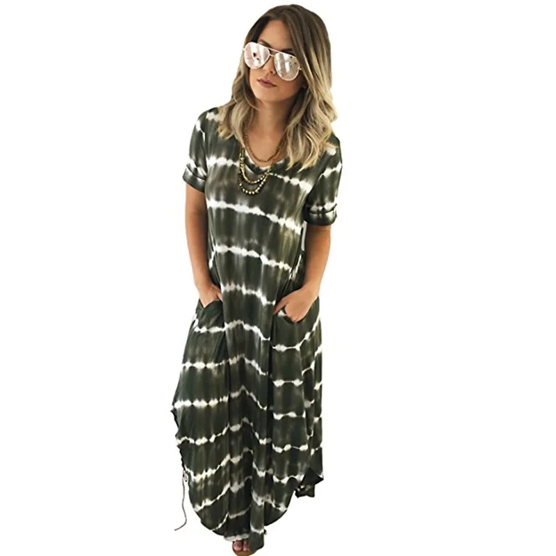 2019 streetwear new arrival v-neck striped print woman dress floor-length loose fashion comfortable pocket female dress
2019 streetwear new arrival v-neck striped print woman dress floor-length loose fashion comfortable pocket female dress