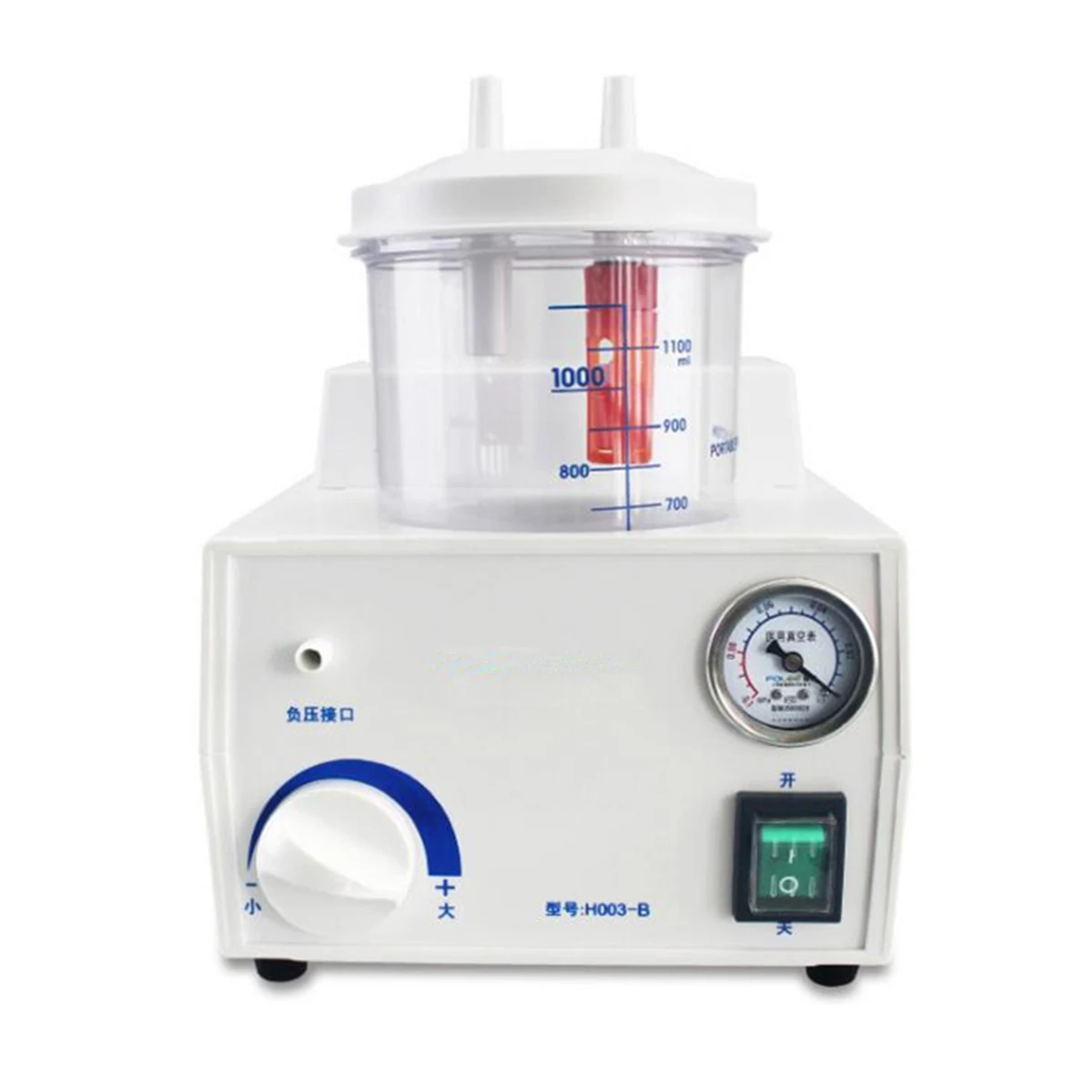 220V Dental Vacuum Phlegm Suction Unit Piston Pump Electric Medical Emergency Sputum Aspirator Machine Equipment 1000mL
220V Dental Vacuum Phlegm Suction Unit Piston Pump Electric Medical Emergency Sputum Aspirator Machine Equipment 1000mL