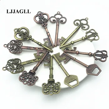 LJJAGLL Bronze&Copper 6 Types Metal Skeleton Big Key Shape Wine Bottle Opener Wedding Gift Party Use Pendant Diy Finding AKPQ003
LJJAGLL Bronze&Copper 6 Types Metal Skeleton Big Key Shape Wine Bottle Opener Wedding Gift Party Use Pendant Diy Finding AKPQ003