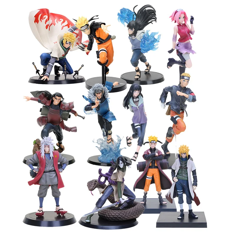 Anime Naruto Shippuden Jiraiya Hyuuga Hinata Kurama Jiraiya Senju Hashirama Minato Action Figure PVC figure Toy Brinquedos
Anime Naruto Shippuden Jiraiya Hyuuga Hinata Kurama Jiraiya Senju Hashirama Minato Action Figure PVC figure Toy Brinquedos