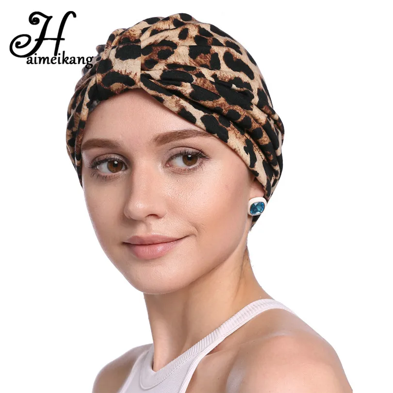 Haimeikang Women Elastic Leopard Print Head Wrap Headband Autumn Flower Printed Chemo Cap Hats Turban Hair Accessories
Haimeikang Women Elastic Leopard Print Head Wrap Headband Autumn Flower Printed Chemo Cap Hats Turban Hair Accessories