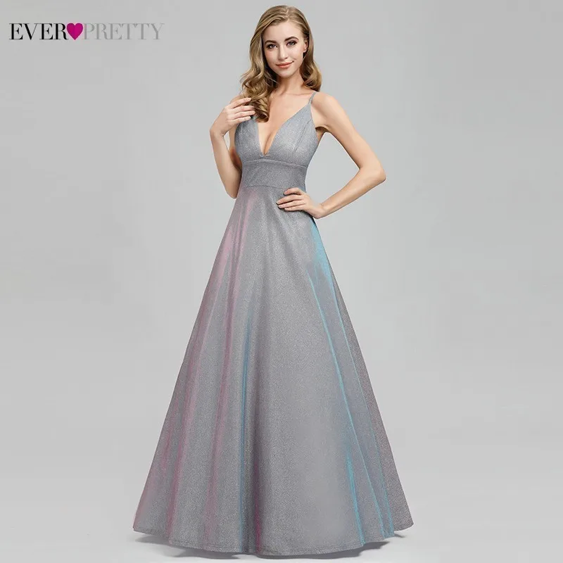 Ever Pretty Sexy Prom Dresses Long Deep V-Neck A-Line Backless Spaghetti Straps Sparkle Formal Party Gowns Vestidos De Gala 2019
Ever Pretty Sexy Prom Dresses Long Deep V-Neck A-Line Backless Spaghetti Straps Sparkle Formal Party Gowns Vestidos De Gala 2019