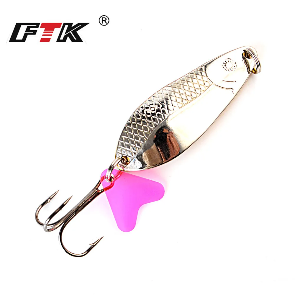 FTK 1pc Metal Fishing Spinner 18g/28g/30g Pike Lure Hard Baits Spoon with Treble Hook Double Sequins Paillette Wobbler Tackle
FTK 1pc Metal Fishing Spinner 18g/28g/30g Pike Lure Hard Baits Spoon with Treble Hook Double Sequins Paillette Wobbler Tackle