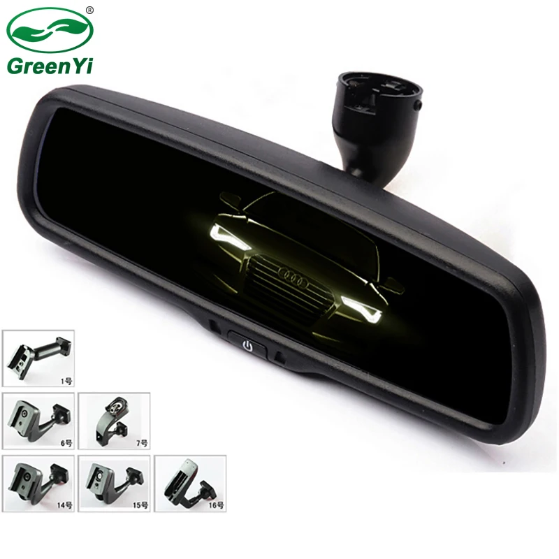 GreenYi Car Electronic Anti Glare Auto Dimming Rearview Mirror, Special Bracket Replace Original Interior Mirror.
GreenYi Car Electronic Anti Glare Auto Dimming Rearview Mirror, Special Bracket Replace Original Interior Mirror.