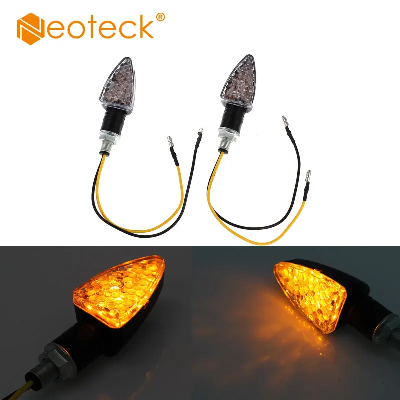 Neoteck 4 Pcs Universal Amber LED Turn Signal Indicator Blinker Light 15 Leds Lamp Lights For Motorcycle Bike 
Neoteck 4 Pcs Universal Amber LED Turn Signal Indicator Blinker Light 15 Leds Lamp Lights For Motorcycle Bike