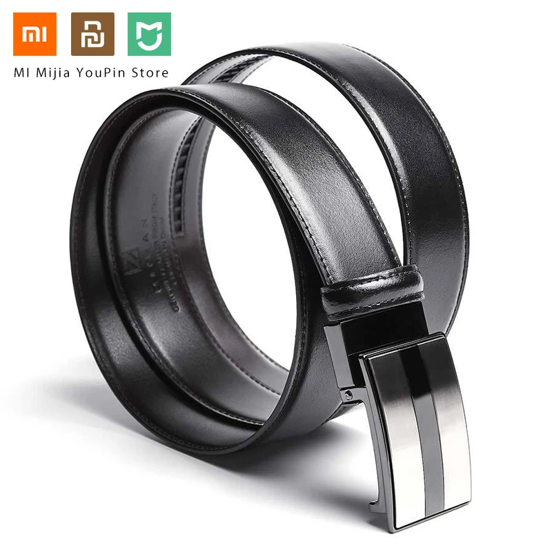 Original xiaomi mijia QiMian Italian leather men's two-color alloy buckle type automatic buckle belt ength Adjustable
Original xiaomi mijia QiMian Italian leather men's two-color alloy buckle type automatic buckle belt ength Adjustable