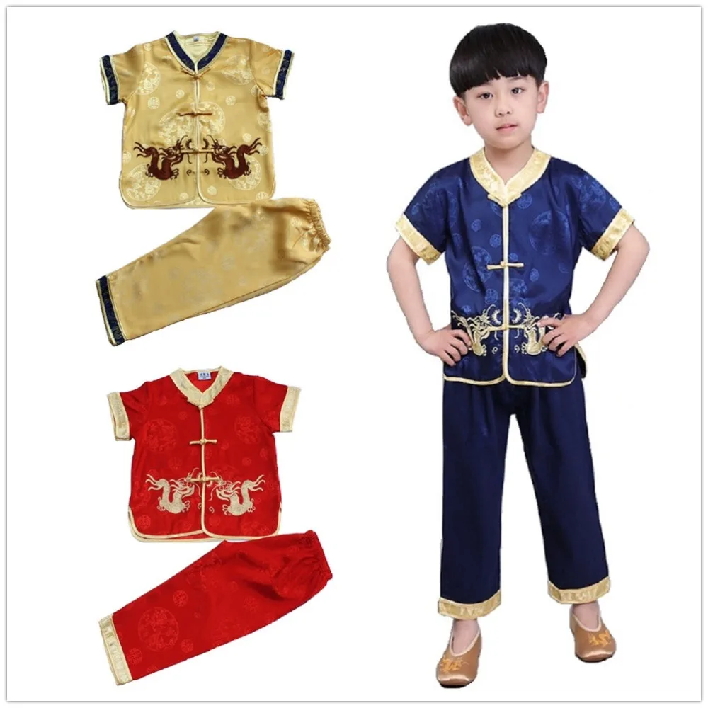 Chinese Traditional Kungfu Suit For Children Tang Clothes Set Embroidery Dragon Baby Boys Cardigan Tee Trouser New Year Costumes
Chinese Traditional Kungfu Suit For Children Tang Clothes Set Embroidery Dragon Baby Boys Cardigan Tee Trouser New Year Costumes