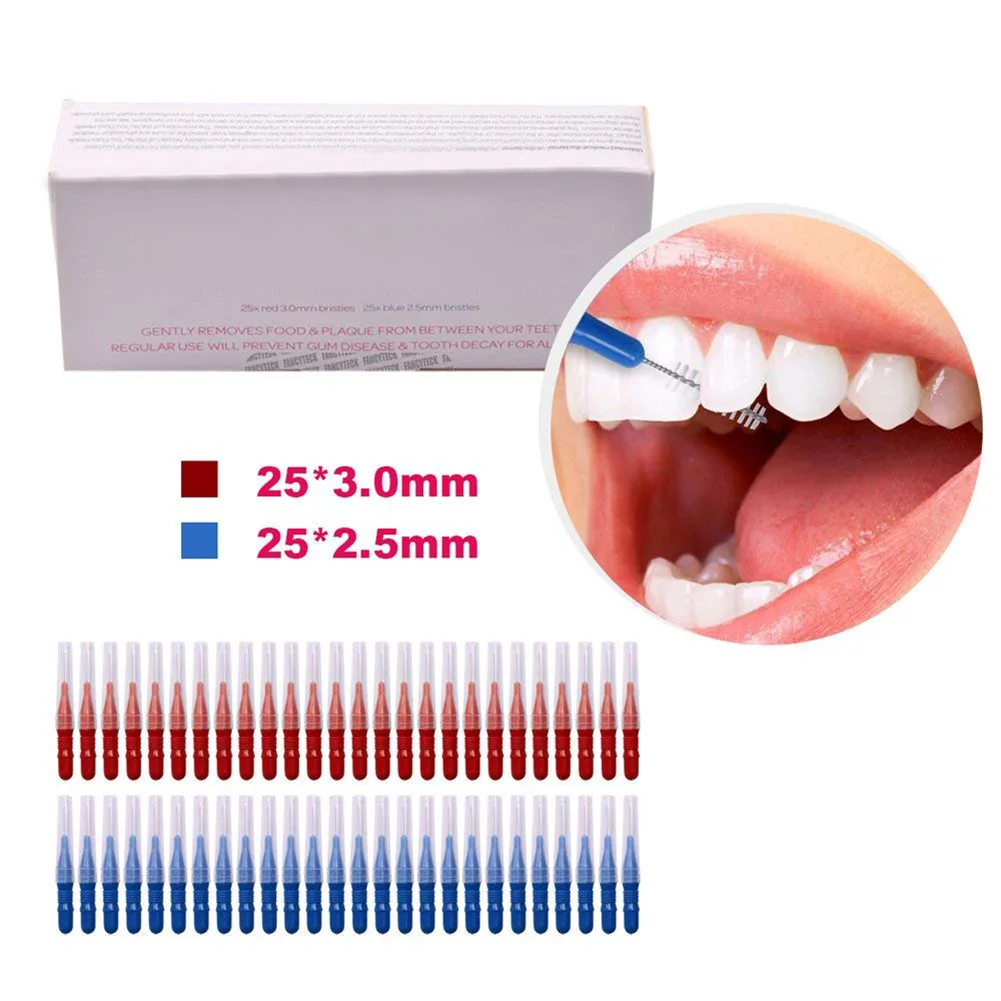50Pcs Interdental Brushes Toothpick Tooth Flossing Head Oral Care Dental Brush Teeth Cleaning Tool SK88 
50Pcs Interdental Brushes Toothpick Tooth Flossing Head Oral Care Dental Brush Teeth Cleaning Tool SK88