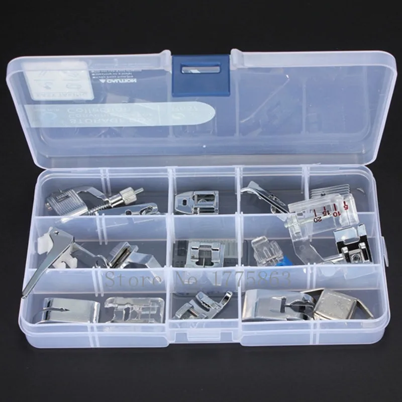 15Pcs Domestic Sewing Machine Foot Feet Presser New Presser for Brother Janome Toyota Singer AA7046
15Pcs Domestic Sewing Machine Foot Feet Presser New Presser for Brother Janome Toyota Singer AA7046