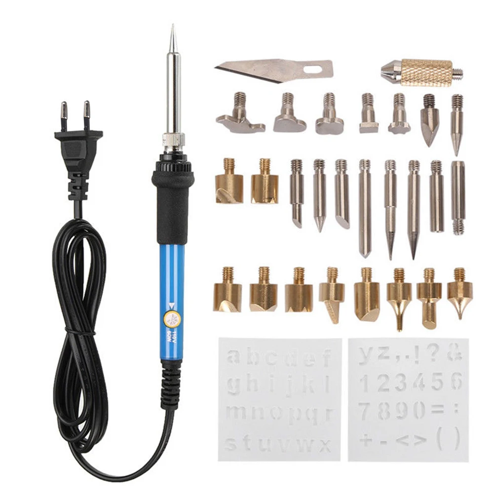 28pcs Carving Easy Use Wood Burning Pen Multipurpose Pyrography Tips Crafts Lightweight Tools Soldering Iron DIY Welding Kit
28pcs Carving Easy Use Wood Burning Pen Multipurpose Pyrography Tips Crafts Lightweight Tools Soldering Iron DIY Welding Kit
