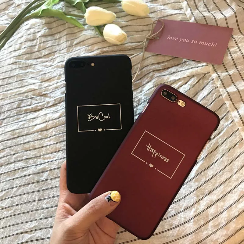 Be Cool Happiness English Black Wine Red Case For iPhone X XR XS Max 6 6S Plus Hard PC Back Cover For iPhone 7 8 Plus Cases Capa
Be Cool Happiness English Black Wine Red Case For iPhone X XR XS Max 6 6S Plus Hard PC Back Cover For iPhone 7 8 Plus Cases Capa