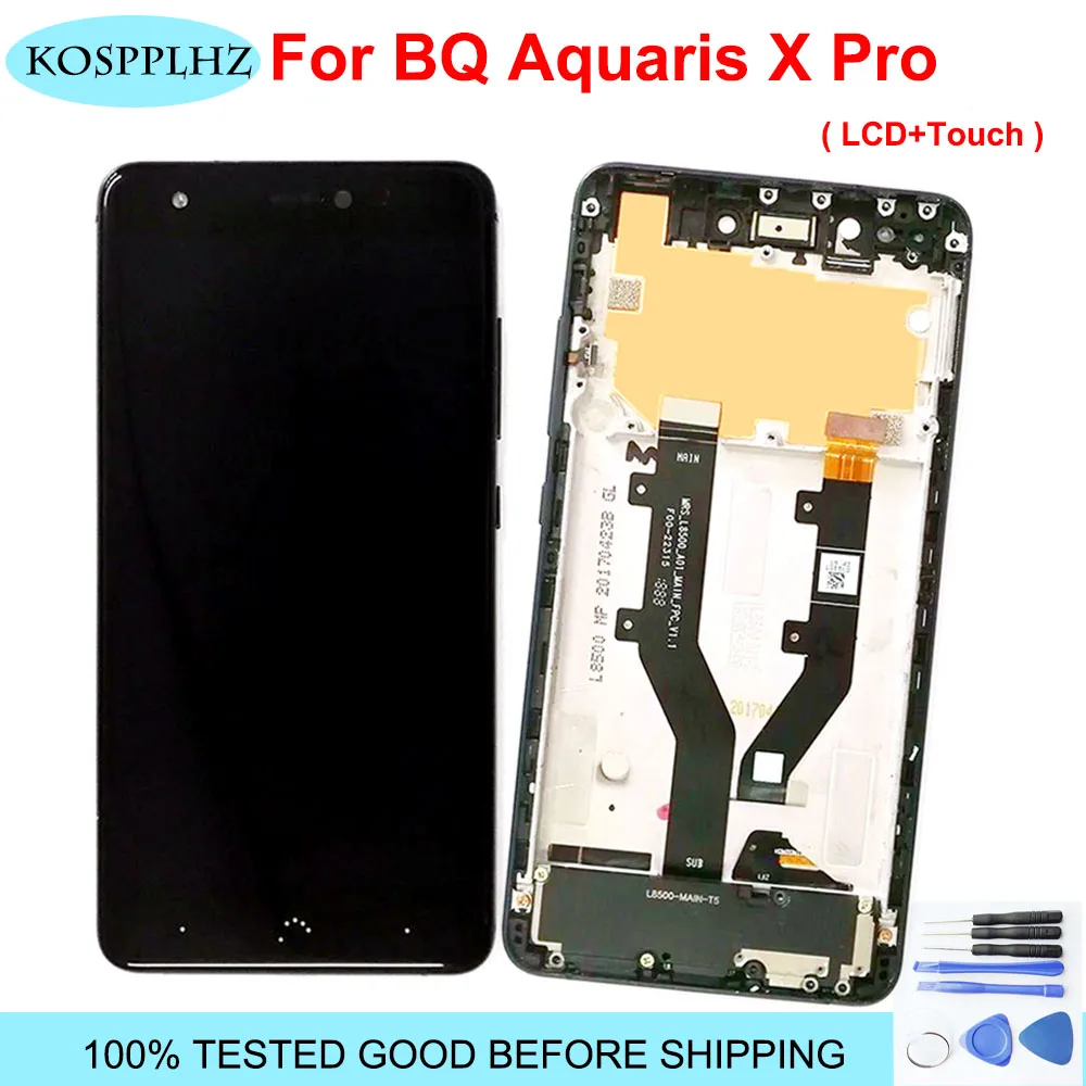 Black White Original Used For BQ Aquaris X Pro LCD Display + Touch Screen Digitizer Assembly+ Frame For BQ X Pro XPro LCD +Tools
Black White Original Used For BQ Aquaris X Pro LCD Display + Touch Screen Digitizer Assembly+ Frame For BQ X Pro XPro LCD +Tools