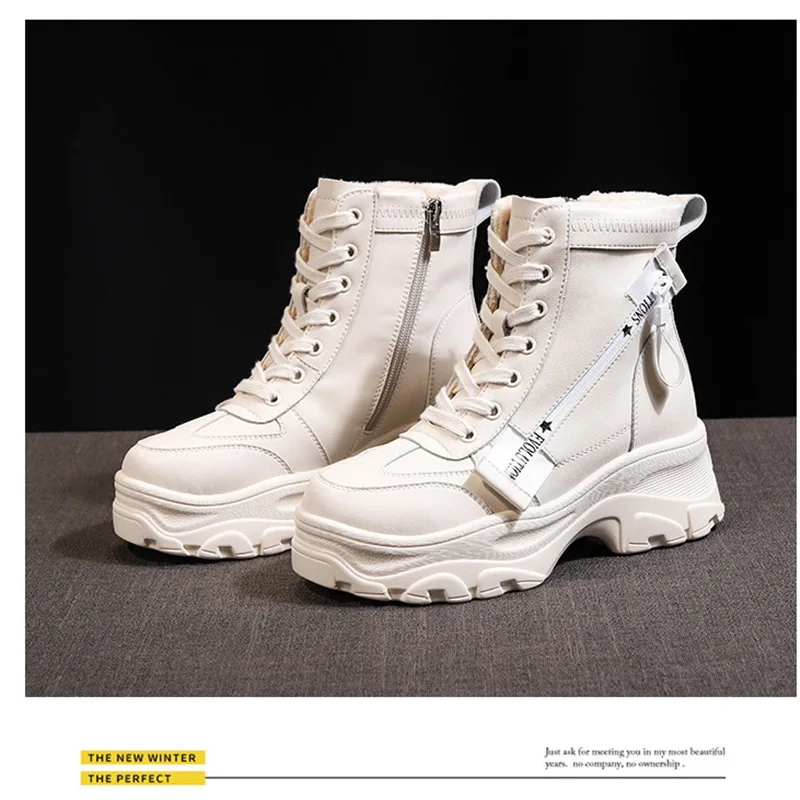 Snow boots female 2019 new autumn and winter wild plus velvet skinny short boots cotton shoes Martin boots
Snow boots female 2019 new autumn and winter wild plus velvet skinny short boots cotton shoes Martin boots