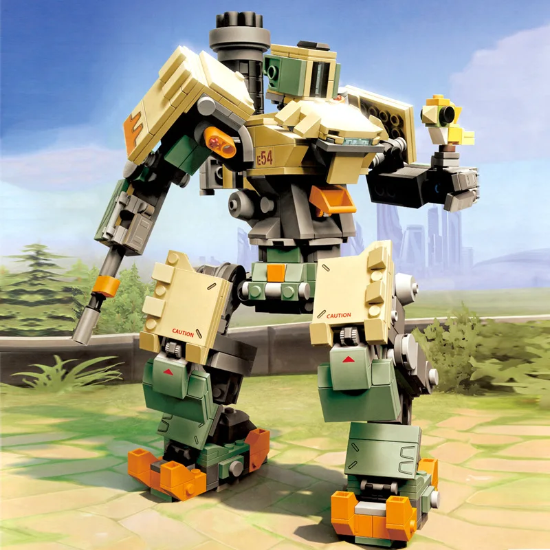 SY 1300 602pcs Overwatching Games Bastion With LED Light Building Blocks Compatible LEgoingLYS 75974 Toy for KID birthday Gifts
SY 1300 602pcs Overwatching Games Bastion With LED Light Building Blocks Compatible LEgoingLYS 75974 Toy for KID birthday Gifts