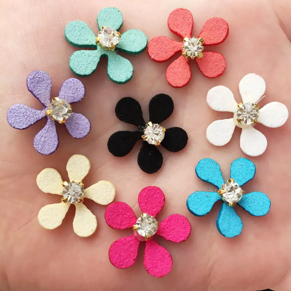 20 Pcs Mix Shiny 20mm Velvet Flower Flat Back Rhinestone Scrapbook DIY Wedding Applique Ornament Crafts A918 
20 Pcs Mix Shiny 20mm Velvet Flower Flat Back Rhinestone Scrapbook DIY Wedding Applique Ornament Crafts A918