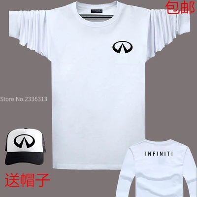 long-sleeved The new car logo infiniti T shirt fashion autumn spring T shirt include baseball cap hats S~XXXL size
long-sleeved The new car logo infiniti T shirt fashion autumn spring T shirt include baseball cap hats S~XXXL size