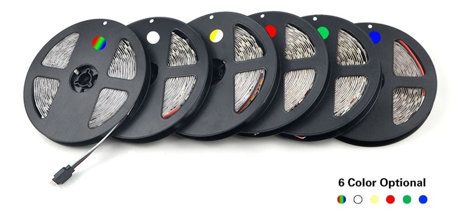12v 5050 warm white cool white rgb led strip14