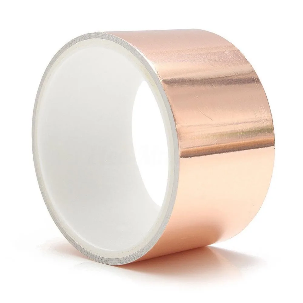 Copper Foil Tape Conductive Shield Tape Conductive Copper Foil Tape High Temperature Resistance For Electricians And Families 
Copper Foil Tape Conductive Shield Tape Conductive Copper Foil Tape High Temperature Resistance For Electricians And Families