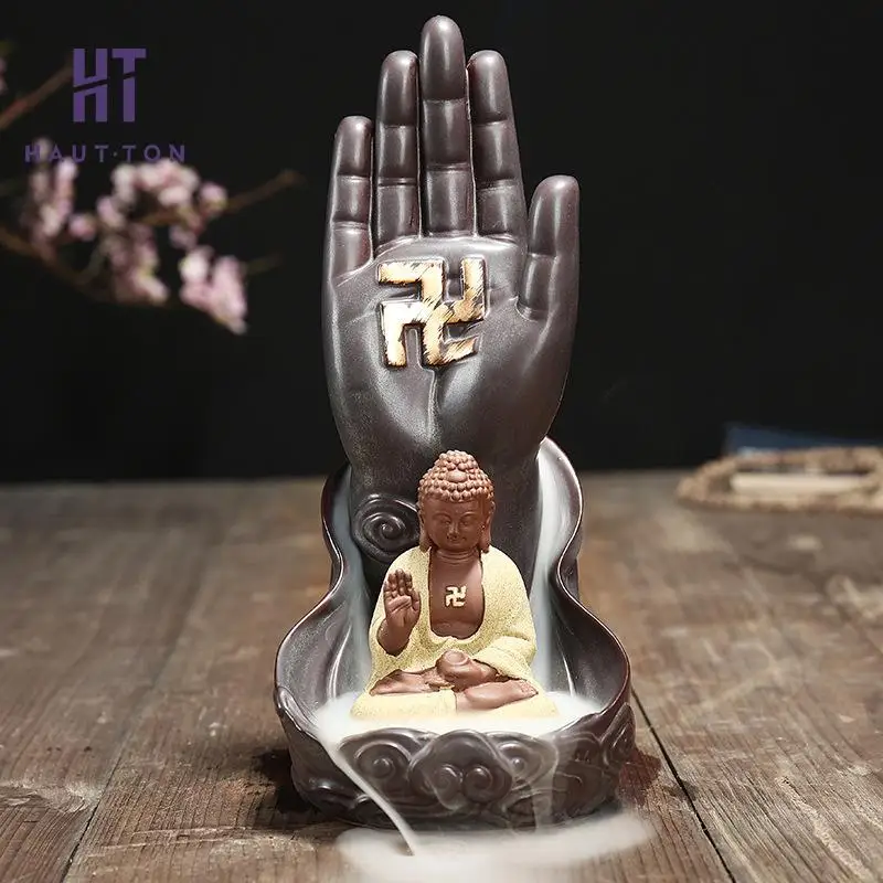 Ceramic Buddha Bergamot Incense Burner Incense Holder Aromatherapy Smoke Creative Buddhist Supplies
Ceramic Buddha Bergamot Incense Burner Incense Holder Aromatherapy Smoke Creative Buddhist Supplies