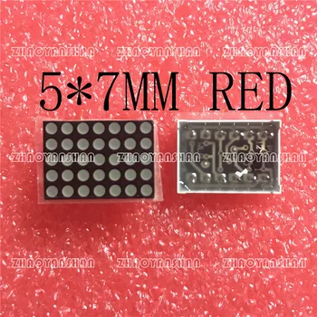 100pcs X LED Dot Matrix Display 5x7 1.9mm Red Common Anode/Common Cathode LED display 757AS/757BS Free Shipping
100pcs X LED Dot Matrix Display 5x7 1.9mm Red Common Anode/Common Cathode LED display 757AS/757BS Free Shipping