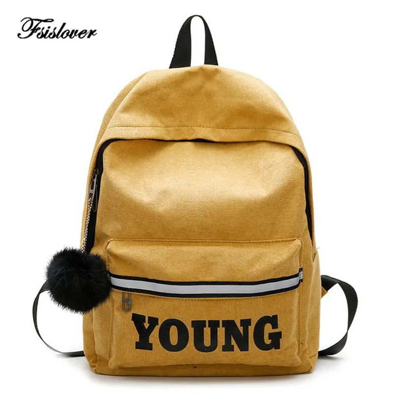 FSISLOVER High Quality Canvas Printed letter Backpack Korean Style Students Travel Bag Girls School Bag Laptop Backpack Mochila
FSISLOVER High Quality Canvas Printed letter Backpack Korean Style Students Travel Bag Girls School Bag Laptop Backpack Mochila