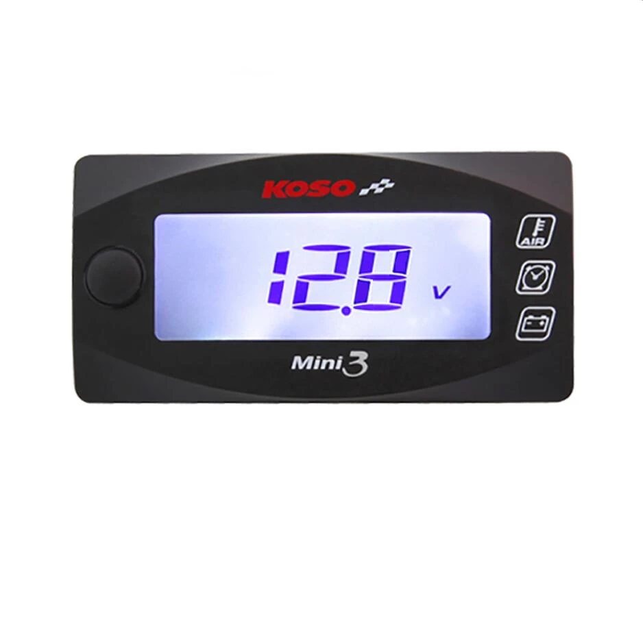 Universal Motorcycle 3 in 1 Multi-Function Digital Air Temperature Thermometer Voltmeter Time Water Meter Gauge For Kymco KOSO
Universal Motorcycle 3 in 1 Multi-Function Digital Air Temperature Thermometer Voltmeter Time Water Meter Gauge For Kymco KOSO