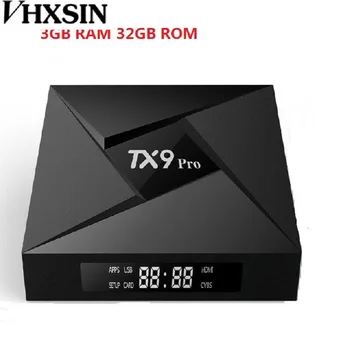 VHXSIN 2018 newest TV box TX9 Pro TV Box Android 7.1 Amlogic S912 Octa Core Dual Band WiFi 3G RAM 32G
VHXSIN 2018 newest TV box TX9 Pro TV Box Android 7.1 Amlogic S912 Octa Core Dual Band WiFi 3G RAM 32G