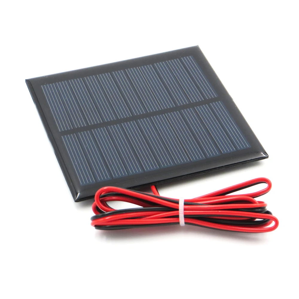 1pc x 5.5V 182mA with 100cm DIY Battery Charger Small Mini Solar Panel extend wire Solar cell Polycrystalline Silicon cable toy
1pc x 5.5V 182mA with 100cm DIY Battery Charger Small Mini Solar Panel extend wire Solar cell Polycrystalline Silicon cable toy