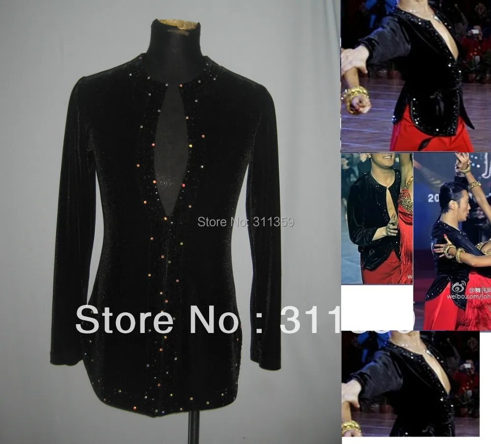 Velvet Fabric Shining Stones Competition Dance Man Latin Shirt,Boys Latin Dance Men Dress,Latin Dance Adult Dress,KAKA-M042
Velvet Fabric Shining Stones Competition Dance Man Latin Shirt,Boys Latin Dance Men Dress,Latin Dance Adult Dress,KAKA-M042