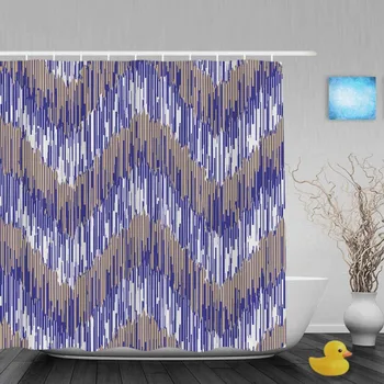 Vintage Abstract Seamless Bathroom Shower Curtains Zigzag Pattern Decor Shower Curtains Waterproof Polyester Fabric With Hooks
Vintage Abstract Seamless Bathroom Shower Curtains Zigzag Pattern Decor Shower Curtains Waterproof Polyester Fabric With Hooks