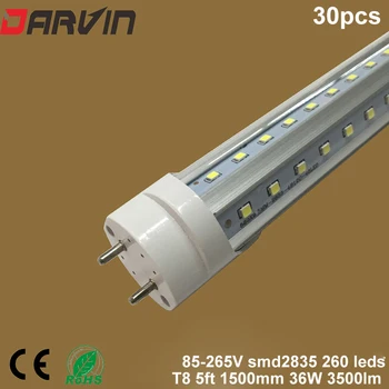 Led Tube T8 LED Light Lamp Lumen 5ft 1500mm 150cm V-shade Supper Bright 270 Beam Angle 110V 220V Lighting Factory
Led Tube T8 LED Light Lamp Lumen 5ft 1500mm 150cm V-shade Supper Bright 270 Beam Angle 110V 220V Lighting Factory