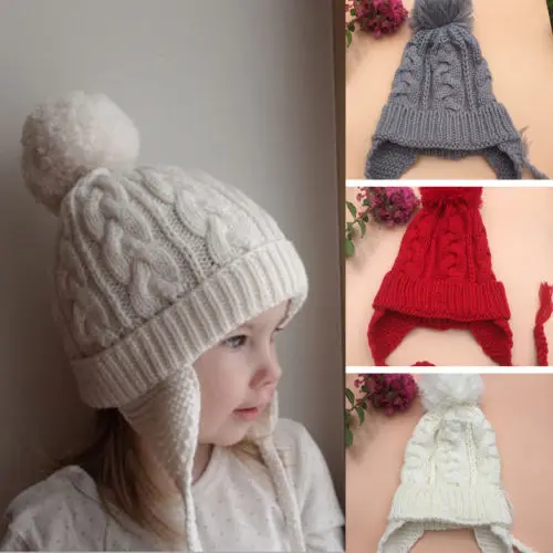 Fashion Cute Winter Baby Earmuffs Hat Warm Cute Kids Girls Toddler Knitted Cap Beanies
Fashion Cute Winter Baby Earmuffs Hat Warm Cute Kids Girls Toddler Knitted Cap Beanies