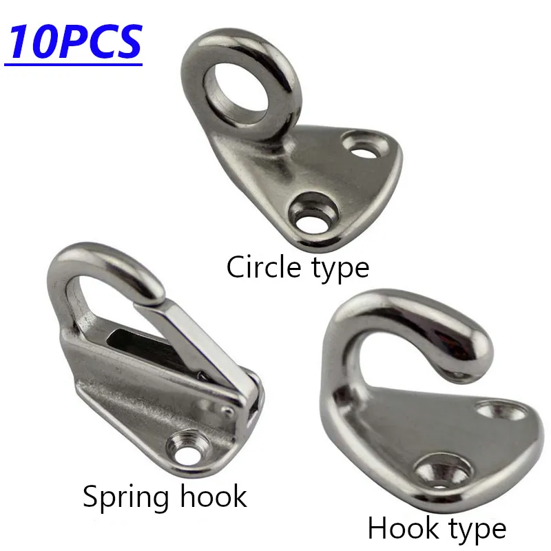 Stainless Steel 316 Spring Locked Fender Hook Fending Hook Attach Rope Boat Sail Tug Ship Marine Hardware for Hanging 10pcs/lot
Stainless Steel 316 Spring Locked Fender Hook Fending Hook Attach Rope Boat Sail Tug Ship Marine Hardware for Hanging 10pcs/lot