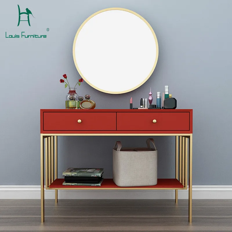 Louis Fashion Dressers Modern Chinese Iron Art Solid Wood Dressing Table Multifunctional Bedroom Paint
Louis Fashion Dressers Modern Chinese Iron Art Solid Wood Dressing Table Multifunctional Bedroom Paint
