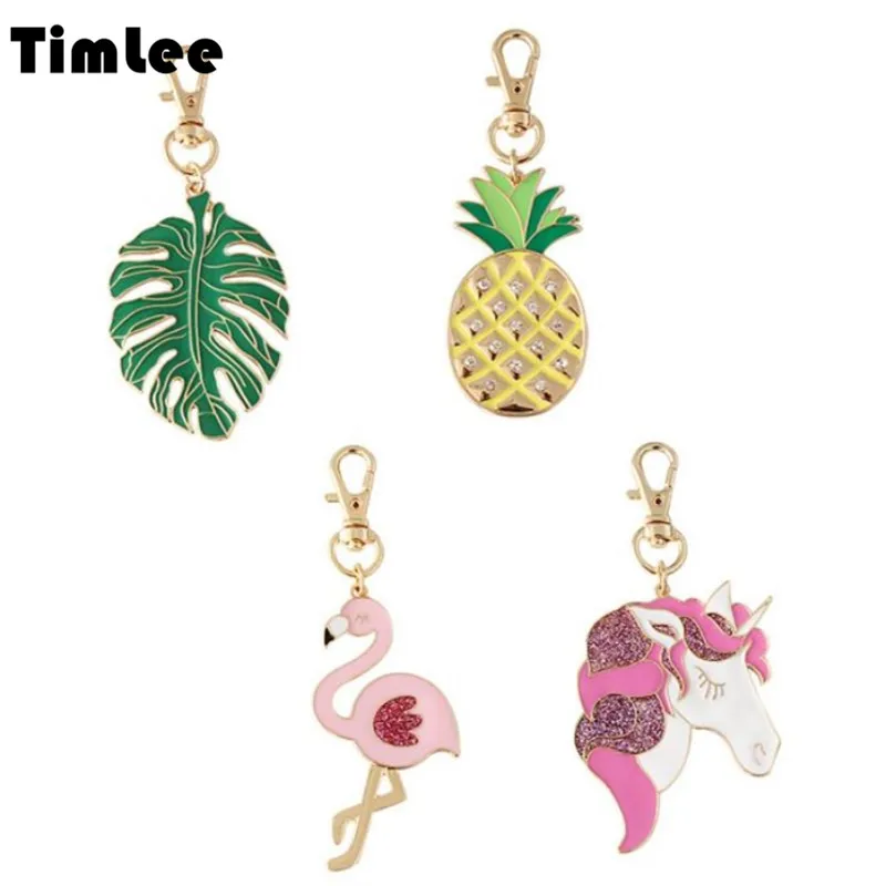 Timlee X182 Free shipping New Cute Unicorn Leaf Ostrich Pineapple Flamingo Pendant Alloy Key Chains,Delicate Jewelry Wholesale
Timlee X182 Free shipping New Cute Unicorn Leaf Ostrich Pineapple Flamingo Pendant Alloy Key Chains,Delicate Jewelry Wholesale