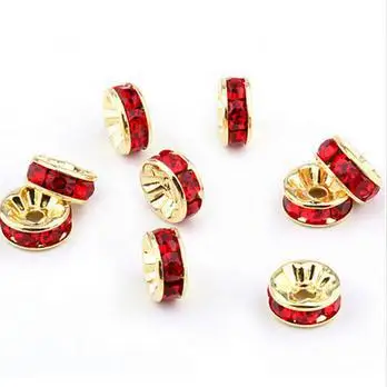 Free Shipping 500pcs Lot 8MM golden Colours Crystal Spacer Plated Rondelle Rhinestone Loose Beads For Jewelry Making
Free Shipping 500pcs Lot 8MM golden Colours Crystal Spacer Plated Rondelle Rhinestone Loose Beads For Jewelry Making