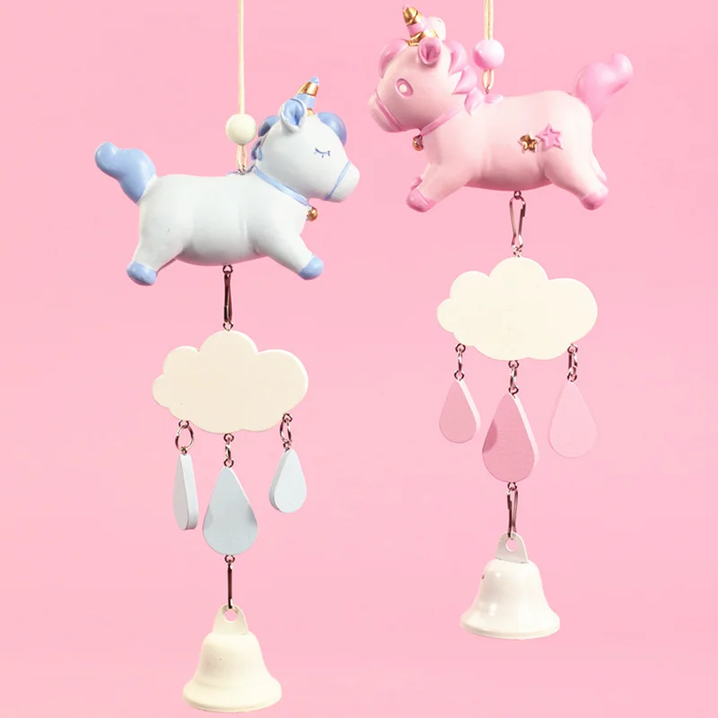 Lovely Unicorn Wind Chimes Resin Craft Bell Toy Ornament Window Door Hanging Decor for Room Car Decoration Kids Wedding Gifts
Lovely Unicorn Wind Chimes Resin Craft Bell Toy Ornament Window Door Hanging Decor for Room Car Decoration Kids Wedding Gifts