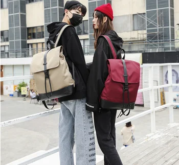 Simple Style Men Streetwear Backpack Preppy Style Travel Couple Bag Teenagesr Unisex Waterproof College Cloth Bags Mochila D890
Simple Style Men Streetwear Backpack Preppy Style Travel Couple Bag Teenagesr Unisex Waterproof College Cloth Bags Mochila D890