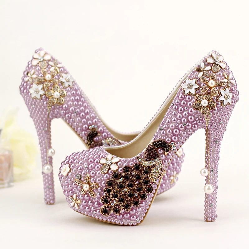 Wedding Shoes Purple Pearl Tassel Phoenix Women Spring Party Prom Shoes High Heel Bridal Dress Shoes Fashion Banquet Pumps
Wedding Shoes Purple Pearl Tassel Phoenix Women Spring Party Prom Shoes High Heel Bridal Dress Shoes Fashion Banquet Pumps