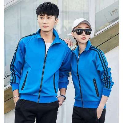 Men and women couples casual suits Sports youth outdoor two-piece suits New three-bar trending slim sportswear
Men and women couples casual suits Sports youth outdoor two-piece suits New three-bar trending slim sportswear