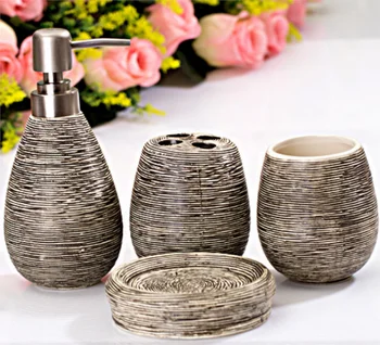 Creative Home Bathroom Accessories Set Simple Ceramic Bathroom Toiletries Soap Dispenser Toothbrush Holder Soap Dish Cup LFB277
Creative Home Bathroom Accessories Set Simple Ceramic Bathroom Toiletries Soap Dispenser Toothbrush Holder Soap Dish Cup LFB277