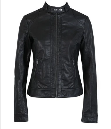 Women Leather Jacket Single Pimkie Washed PU Leather Motorcycle Jacket PIMKIE Jacket Slim Female Soft Leather Large Size XS-XXXL
Women Leather Jacket Single Pimkie Washed PU Leather Motorcycle Jacket PIMKIE Jacket Slim Female Soft Leather Large Size XS-XXXL