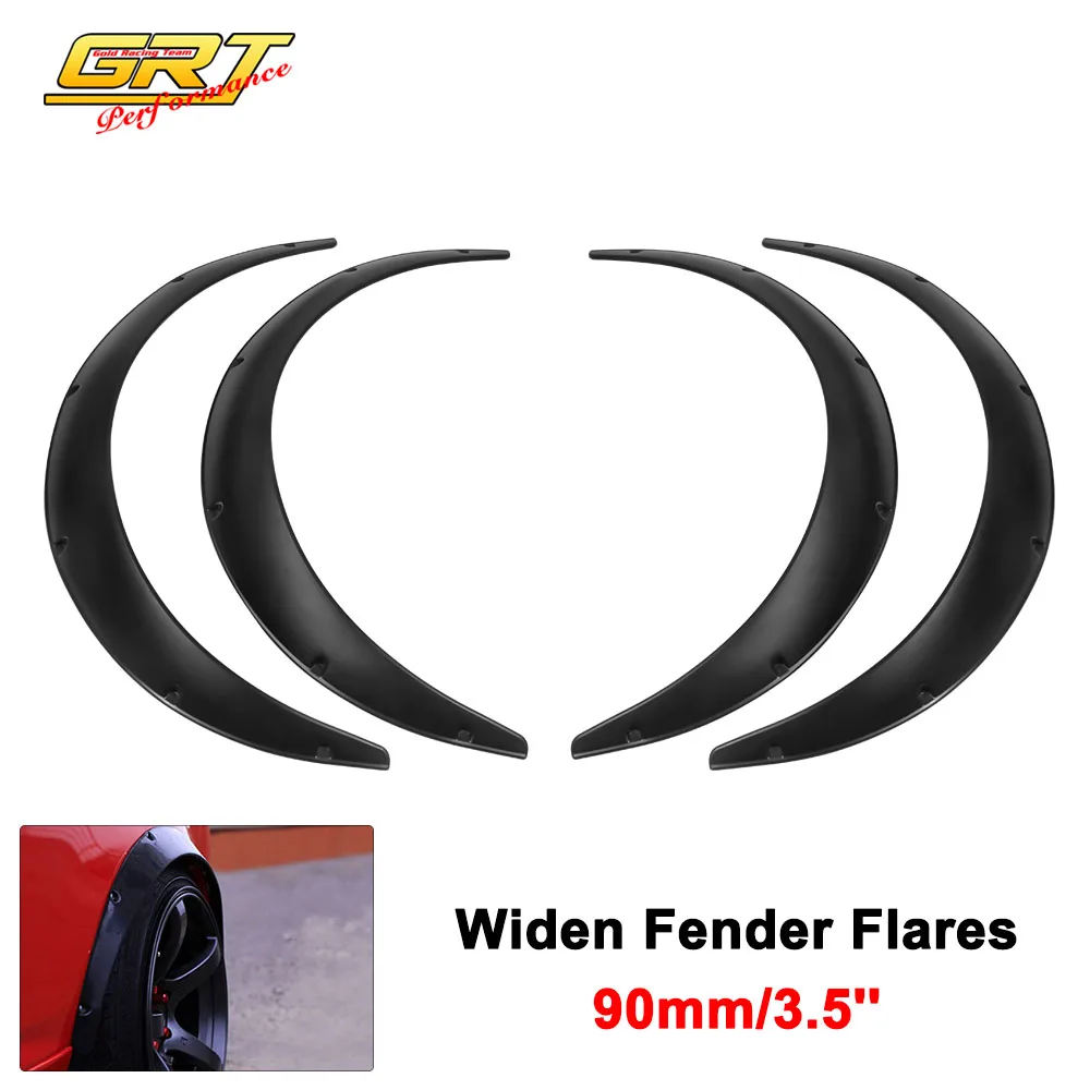 4Pcs Universal 90mm/3.5in Car Widen Fender Flares Arch Wheel Eyebrow Protector/mudguards Sticker Black OT197-3-NPx2
4Pcs Universal 90mm/3.5in Car Widen Fender Flares Arch Wheel Eyebrow Protector/mudguards Sticker Black OT197-3-NPx2