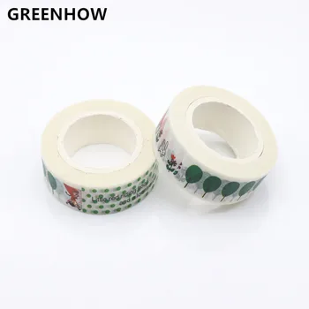 GREENHOW Washi Tape Printed Greetings For You Adhesive Tape Cute Animal Scrapbooking Decorative Paper Tape 2268
GREENHOW Washi Tape Printed Greetings For You Adhesive Tape Cute Animal Scrapbooking Decorative Paper Tape 2268