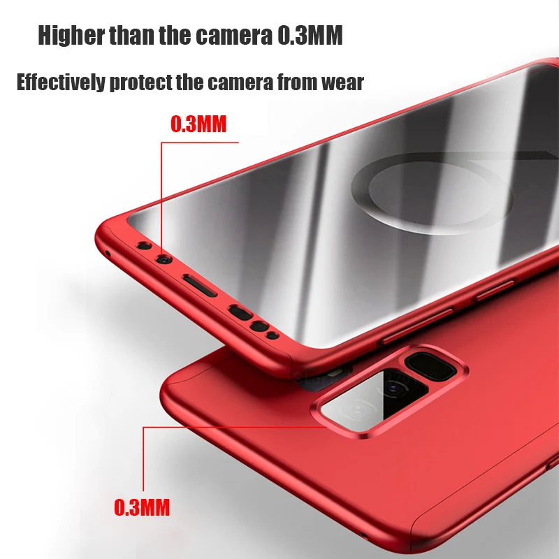 360 full case Samsung Galaxy S9 plus S8 Plus cover-7
