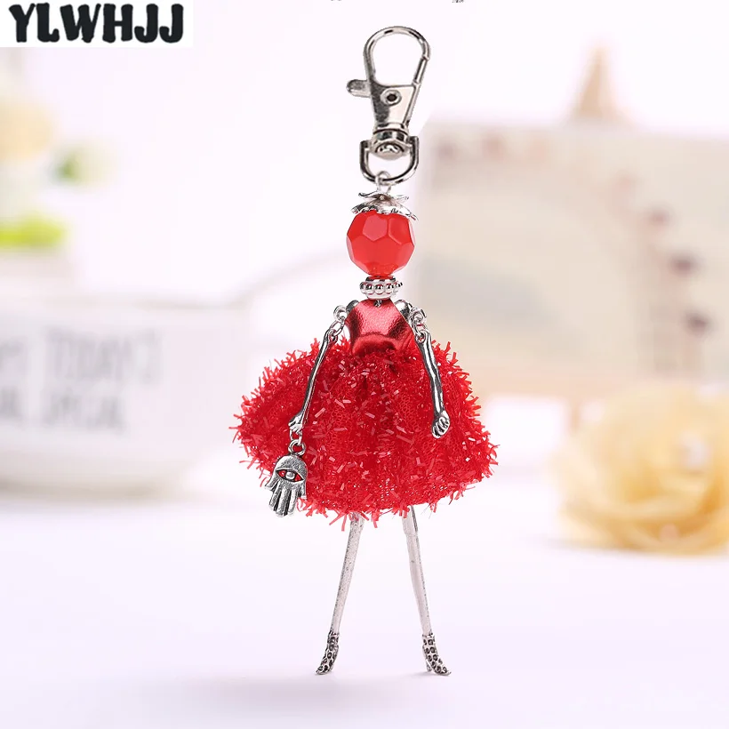 YLWHJJ band new women dress red doll keychain bag pendant fairy baby car girl key chain handmade fashion statement jewelry metal
YLWHJJ band new women dress red doll keychain bag pendant fairy baby car girl key chain handmade fashion statement jewelry metal
