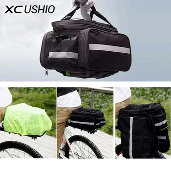 Bicycle Luggage Bag Road Mountain Bike Rear Seat Rack Cargo Carrier Container Bag with Rainproof Cover Promotion Convertible
Bicycle Luggage Bag Road Mountain Bike Rear Seat Rack Cargo Carrier Container Bag with Rainproof Cover Promotion Convertible