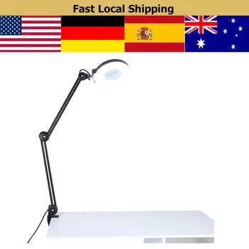 Magnifier Lamp Beauty Cosmetic Tattoo Manicure High Definition 5x Magnifying Lighted Desk Magnifier Light Lamp With Clamp Black
Magnifier Lamp Beauty Cosmetic Tattoo Manicure High Definition 5x Magnifying Lighted Desk Magnifier Light Lamp With Clamp Black